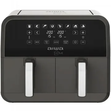 Fritadeira Elétrica Aiwa Home AWFT8003 1.700 watts 8 Litros 220V ~ 50 60 Hz - Cinza Prata