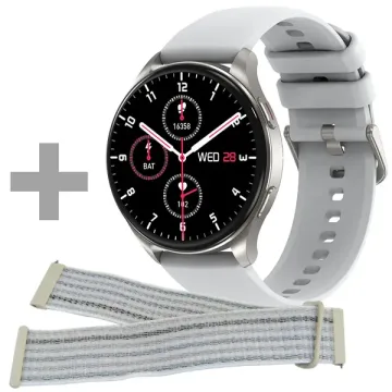 Relógio Blackview X20 com Bluetooth - Prata Cinza + Pulseira