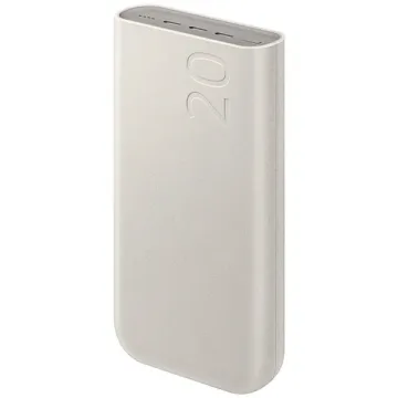 Carregador Portátil Samsung EB-P4520 20.000 mAh 3 Saídas USB-C - Bege