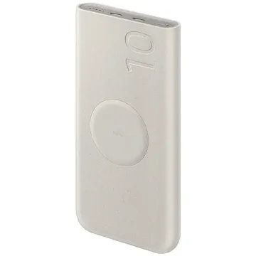 Carregador Portàtil Wireless Samsung EB-U2510 10.000 mAh 2 Saídas USB-C - Beige