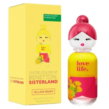 Perfume Feminino Benetton Sisterland Yellow Peony EDT 80 ml