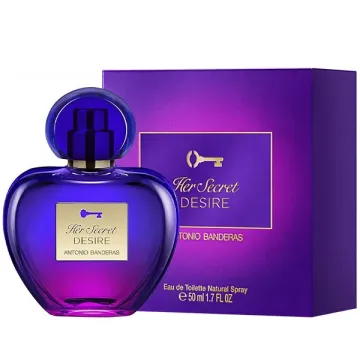 Perfume Feminino Antonio Banderas Her Secret DESIRE EDT 50 ml
