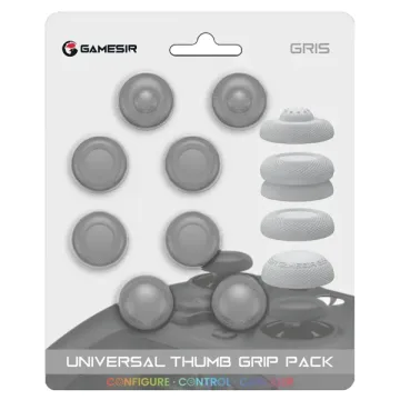 Protetor Analógicos GameSir AC12 para Xbox PS4 PS5 Nintendo - Cinza