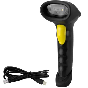 Leitor de Código de Barras Quanta QTLCQ100 100 Linhas por Segundo - Preto Amarelo