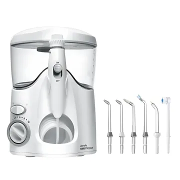 Irrigador Bucal Waterpik Ultra Waterflosser WP-100W com 10 Níveis de Pressão 600 ml 120V ~ 60Hz - Branco