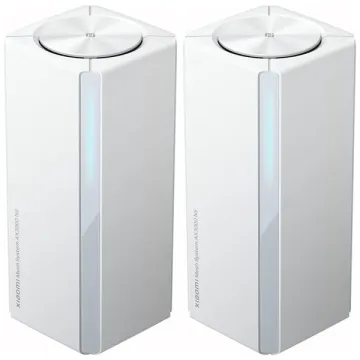Roteador Wireless Xiaomi Mesh System AX3000 NE (2-PACK) RD28 Dual Band 2402 + 574 Mbps (WI-FI 6)