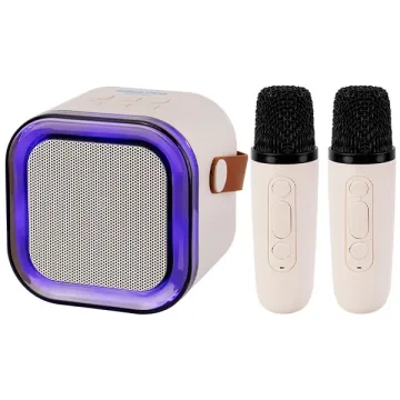 Speaker MIDI PRO MDP005 6 watts com Bluetooth Auxiliar Micro SD + 2 Microfones