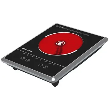 Fogareiro Infravermelho MegaStar ER60B 2.000 watts 220 - 240 V ~ 50 60 Hz - Preto Prata