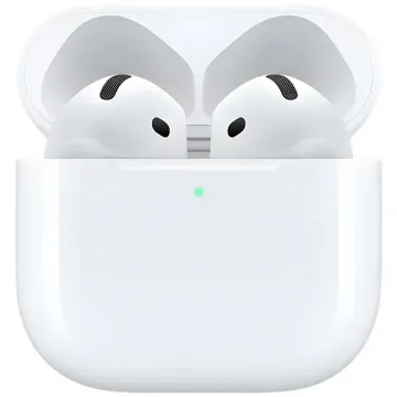Fone de Ouvido Sem Fio Apple AirPods 4 MXP63LL com USB-C Charging Case - Branco