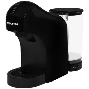 Cafeteira MegaStar Multi Cápsulas CAF02N 1.400 watts 220V ~ 50 60 Hz - Preta