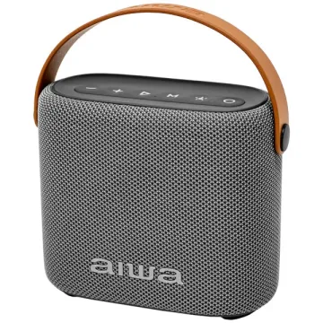 Speaker Aiwa AWSS70BTGC 14 watts P.M.P.O com Bluetooth Rádio FM USB - Cinza