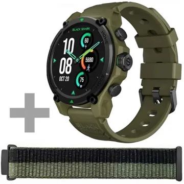 Relógio Black Shark GS3 BS-GS3 com GPS Bluetooth - Verde + Pulseira (Anatel)