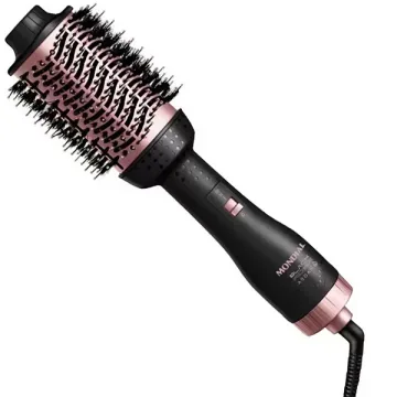 Escova Elétrica Mondial Black Rose Argan ES-14 com 1.200 watts Bivolt - Preto Rose Gold