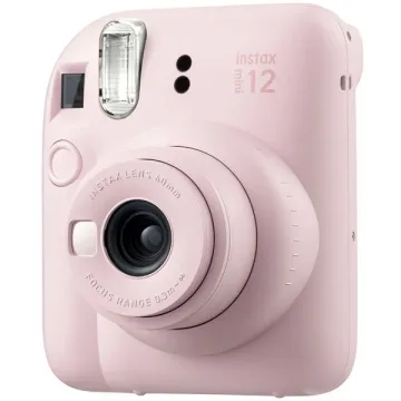 Câmera Instantânea FUJIFILM Instax Mini 12 com Flash a Pilha - Rosa Fluor