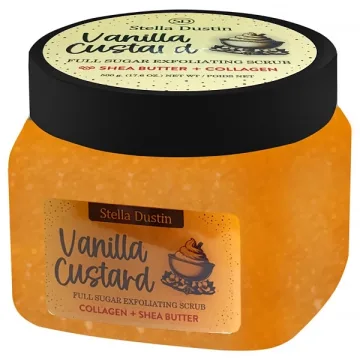 Esfoliante Corporal Stella Dustin Vanilla Custard 500 g