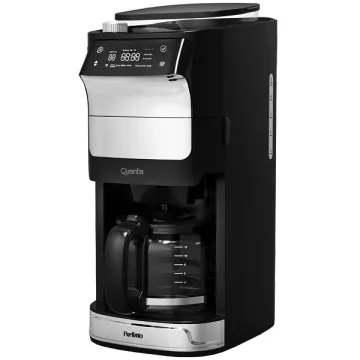 Cafeteira Quanta Perfetto 2 em 1 QTCAM150 1050 watts 220V ~ 50 60 Hz - Preta  Prata