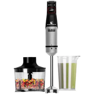 Mixer ElectroBras Bravo EBMX-1200 1.200 watts + Processador de Alimentos 110V ~ 60Hz - Preto Prata