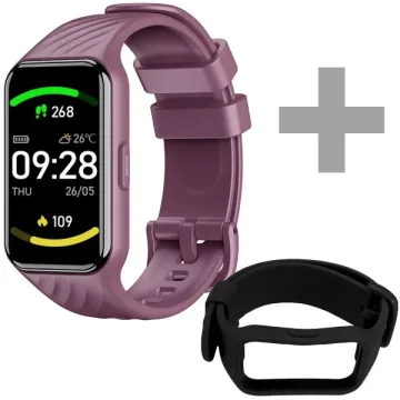 Relógio Blackview R10 com Bluetooth - Vinho + Pulseira
