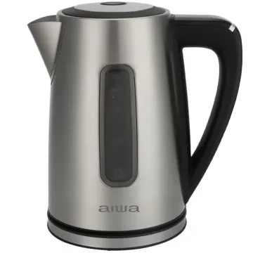 Jarra Elétrica Aiwa AW-JD1410 2.200 watts 1.7 litros 220 - 240 V ~ 50 60 Hz - Prata Preto