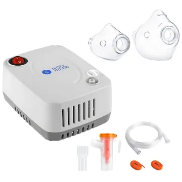 Nebulizador More Fitness MF-06NB para até 10 ml 110V ~ 60Hz - Branco Cinza