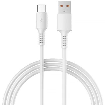 Cabo USB-C MegaStar CH014B 1 Metro - Branco