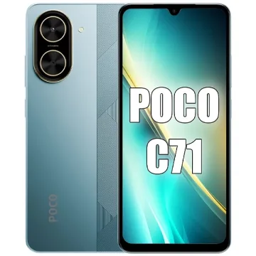 Celular Xiaomi POCO C71 Dual SIM de 128GB 4GB RAM de 6.88" 32MP 8MP - Azul (Global)