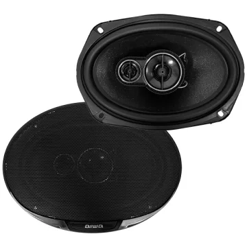 Alto-Falante 6x9" Aiwa AW-6944 3 Vias 300 watts RMS - Preto
