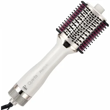 Escova Elétrica Quanta QTCST8000 Pro Style 4 en 1 com 1.300 watts - Branco