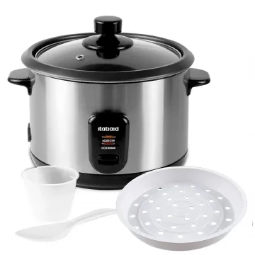 Panela Elétrica de Arroz Itatiaia PAMID2001 500 watts para 1.5 Litros 220V ~ 50 60 Hz - Prata Preta
