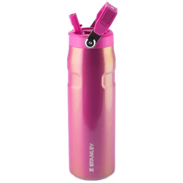 Garrafa Térmica Stanley Aerolight Iceflow Bottle de 710 ml - Dazzle Pink Shimmer