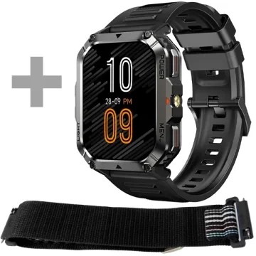 Relógio Blackview W70 Pro com Bluetooth - Preto + Pulseira