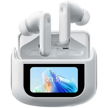 Fone de Ouvido Sem Fio Blackview AirBuds 12 com ANC - Crescent White