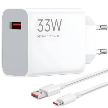 Carregador Xiaomi 33W Charging Combo MDY-16-EF USB de 33 watts + Cabo USB-C