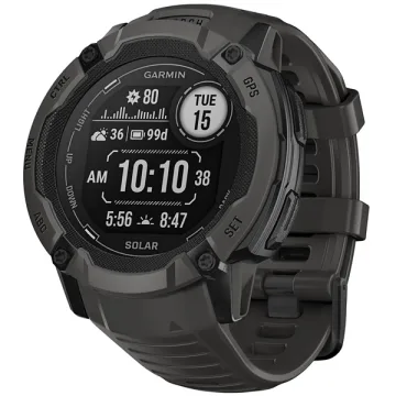 Relógio Garmin Instinct 2X Solar 010-02805 com GPS Bluetooth - Preto