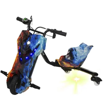 Triciclo Elétrico Audisat TE-8W 8" Bluetooth Speaker - Ice Fire (1 Mês de Garantia)