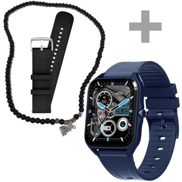 Relógio G-TiDE Q1 com Bluetooth - Azul + Pulseira