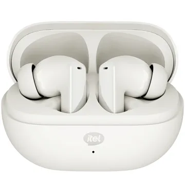 Fone de Ouvido Sem Fio itel Buds Neo 3 com Bluetooth e Microfone - Ivory White