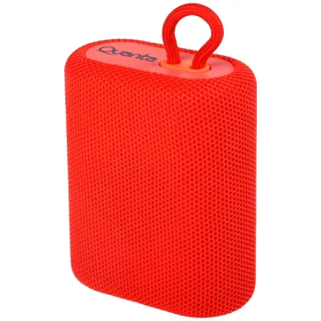 Speaker Quanta QTSPB64 5 watts com Bluetooth Rádio FM Micro SD - Vermelho