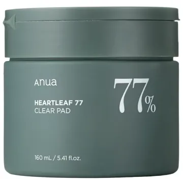 Almofadas Tônicas Anua Heartleaf 77% Clear Pad de 70 Unidades