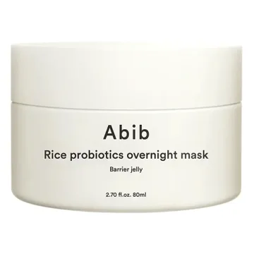 Máscara Facial Abib Rice Probiotics Overnight Mask Barrier Jelly 80 ml