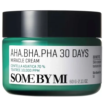 Creme Facial Hidratante SOME BY MI AHA BHA PHA 30 Days Miracle de 60 g