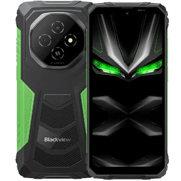 Celular Blackview Fort 1 Dual SIM de 256GB 6GB RAM de 6.56" 16+2MP 8MP - Preto Verde