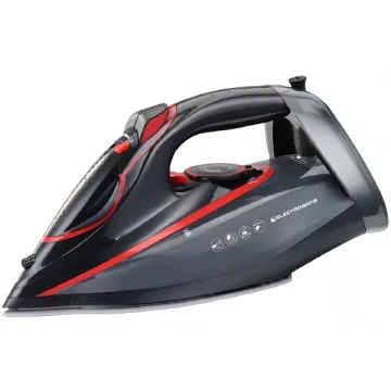 Ferro a Vapor ElectroBras EBPV-30 de 1.200 watts Antiaderente + Spray 127V ~ 60Hz - Preto Vermelho