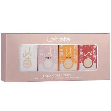 Kit Perfume Feminino Lattafa Yara Collection EDP 5 ml - 4 Unidades