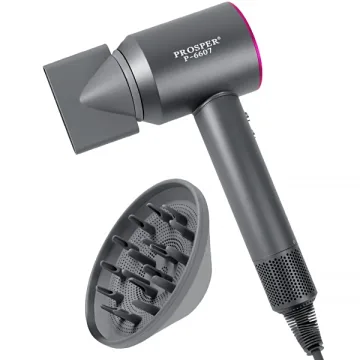 Secador de Cabelo Prosper P-6607 8.500 watts  220 - 240 V ~ 50 60 Hz - Cinza Rosa