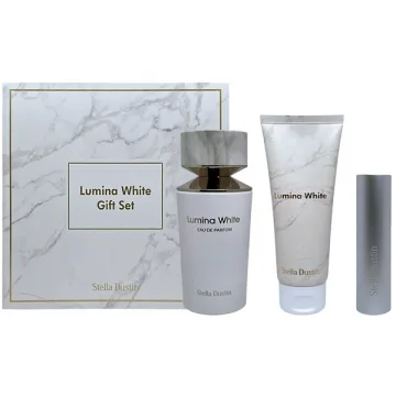 Kit Perfume Feminino Stella Dustin Lumina White EDP 100 ml + Loção Corporal
