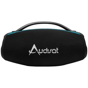 Speaker Audisat X88 Boom 160 watts P.M.P.O con Bluetooth USB Auxiliar - Negro (3 Meses de Garantia)