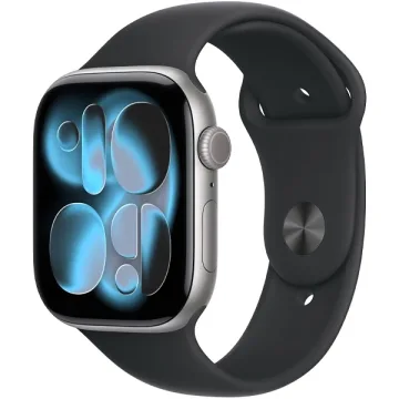 Apple Watch Series 11 46 mm M L MEV44LW A3333 GPS - Space Gray Aluminum Black Sport