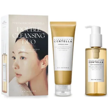 Kit Limpeza Facial SKIN1004 Madagascar Centella Double Cleansing Duo Oil 200 ml + Foam 125 ml