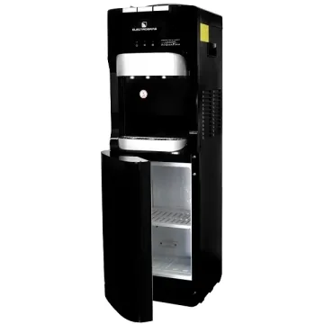 Bebedouro ElectroBras EBBP-04C-R 420 watts Água Gelada Quente Natural 220 - 240 V ~ 50 60 Hz - Preto Cinza